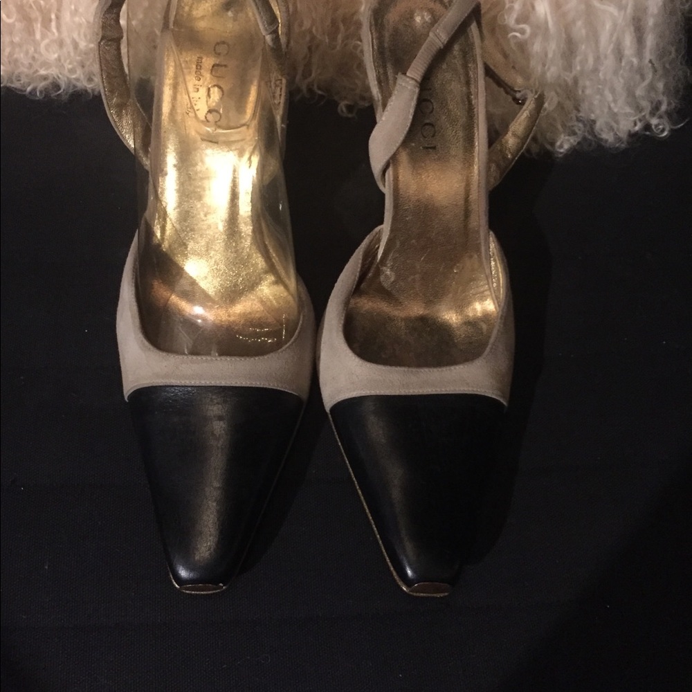Vintage Gucci beige and black